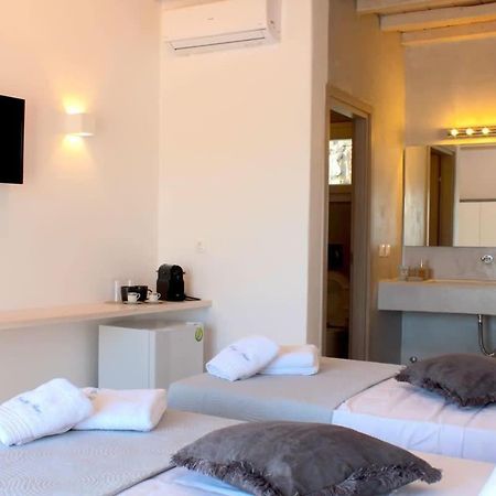 Mykonian Luxury Light Blue Villa With Private Pool Kalafáti Kültér fotó
