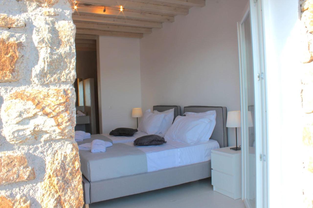 Mykonian Luxury Light Blue Villa With Private Pool Kalafáti Kültér fotó